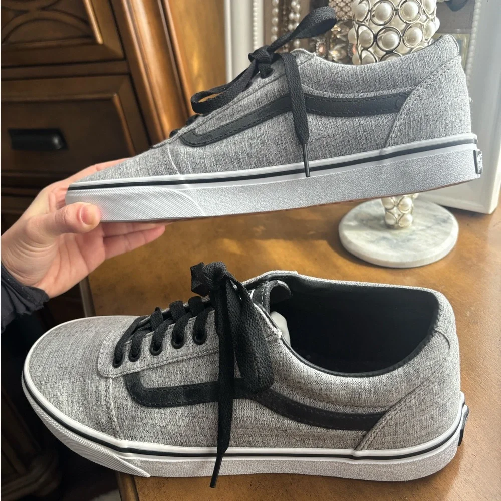 Vans Gray Canvas Men's sneakers - Picture 3 of 8